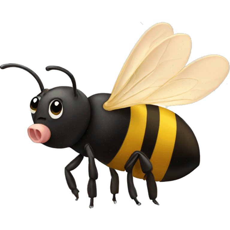 bee with pig nose  emoji