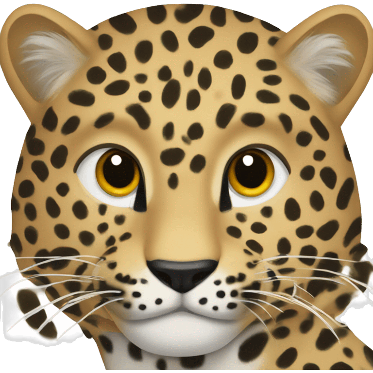 Leopard hart emoji