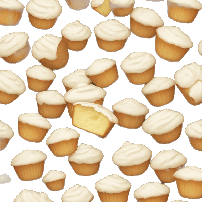 white vanilla muffins emoji