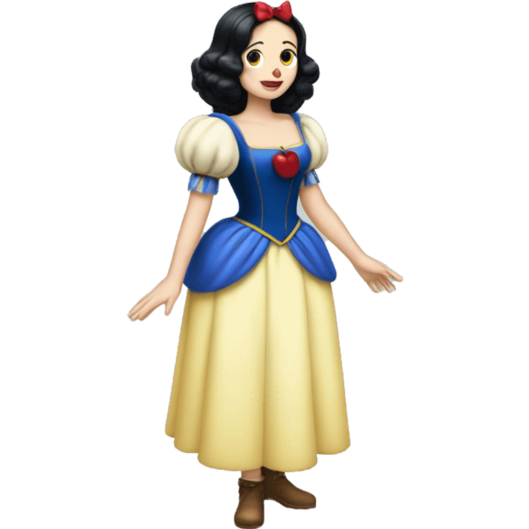 Snow white whole body emoji