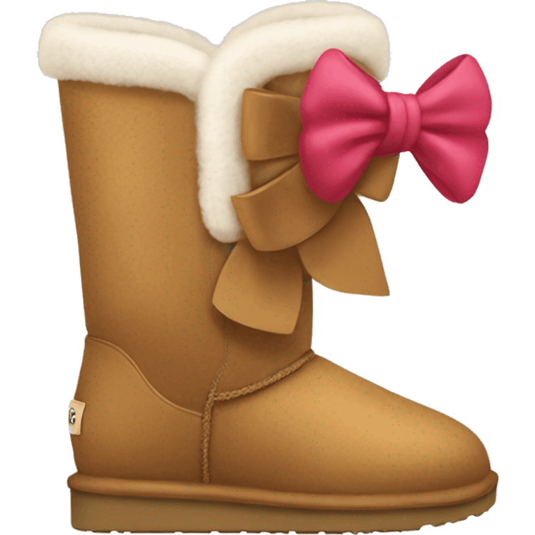 ugg with bow emoji