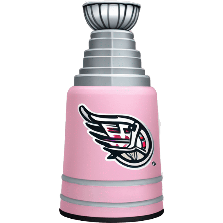 Cute light pink Stanley cup emoji