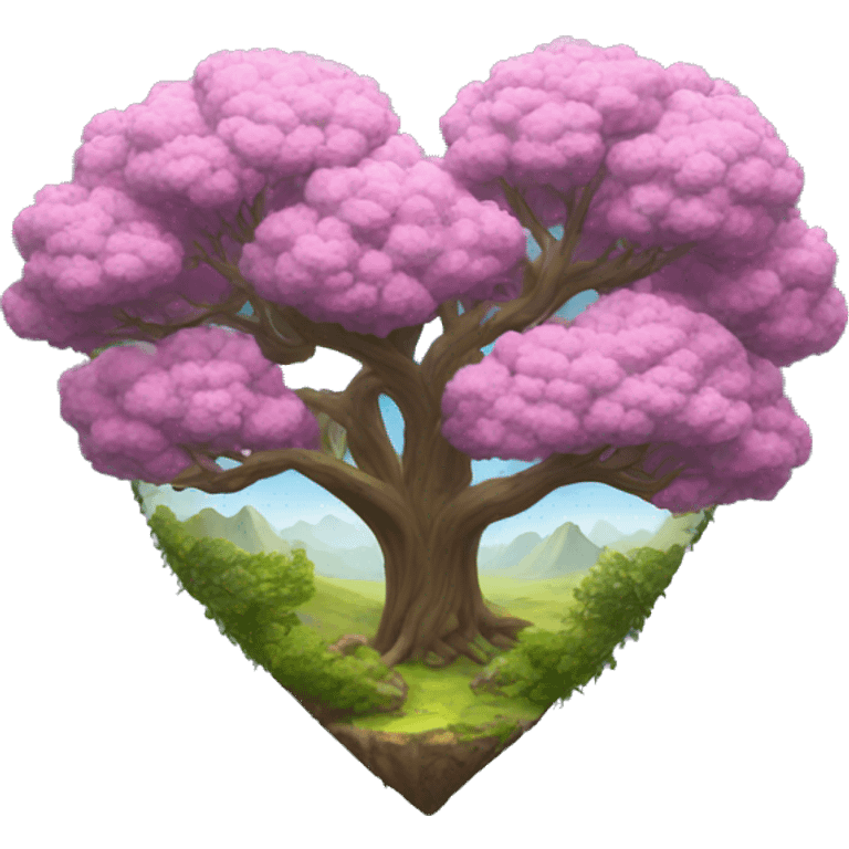 heart-shaped nature emoji