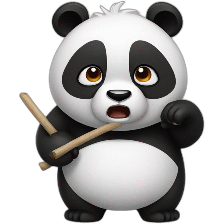 Angry panda  emoji