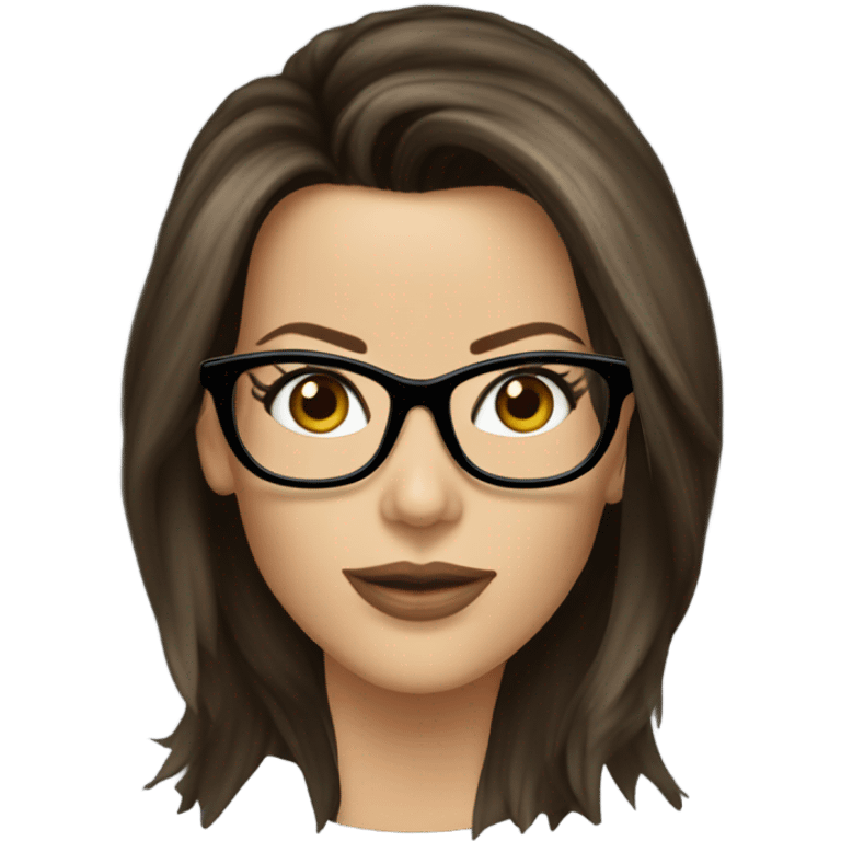 Kate Beckinsale with glasses  emoji