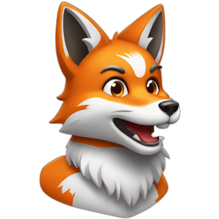 Fast fox game app emoji