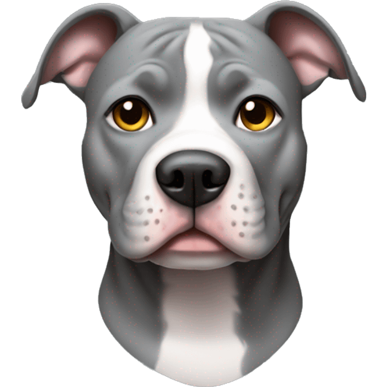 Grey pitbull  emoji