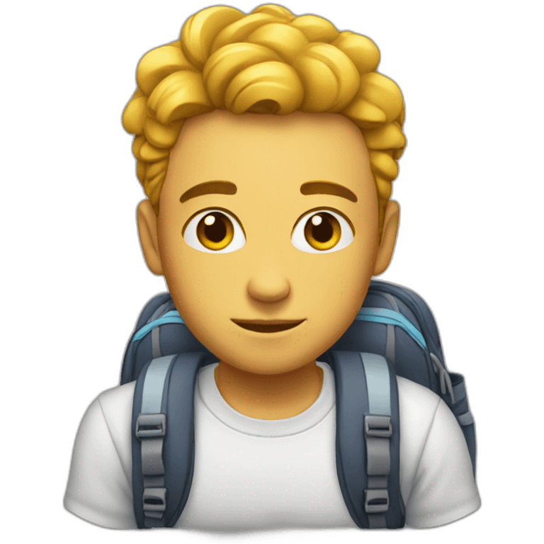 concentrated-with-backpack emoji