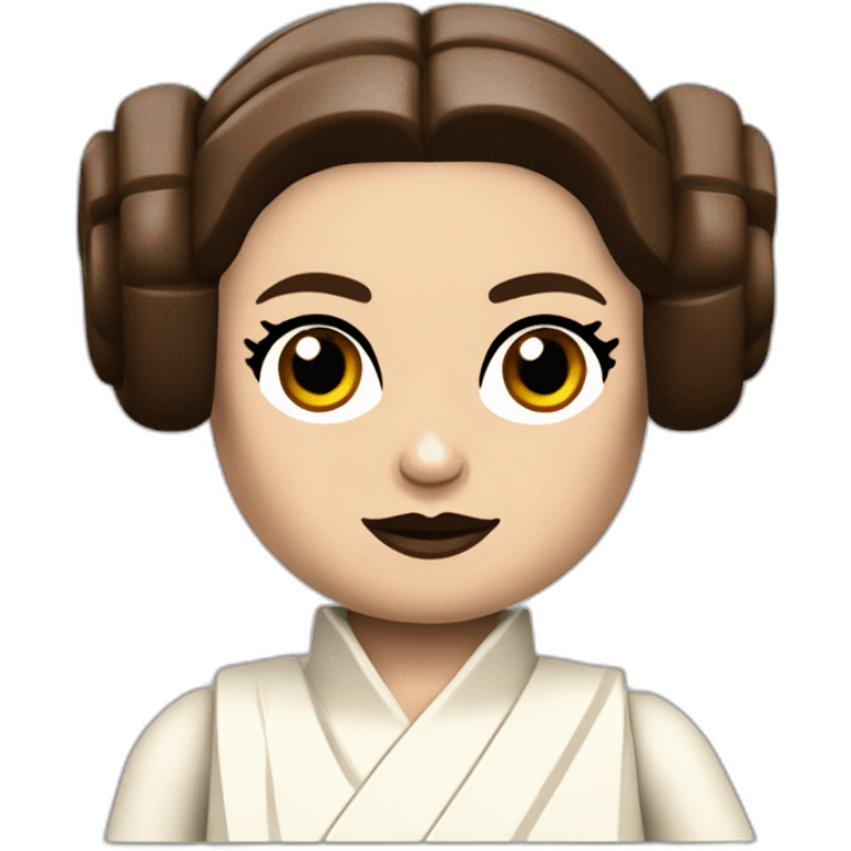 Lego princess leia emoji