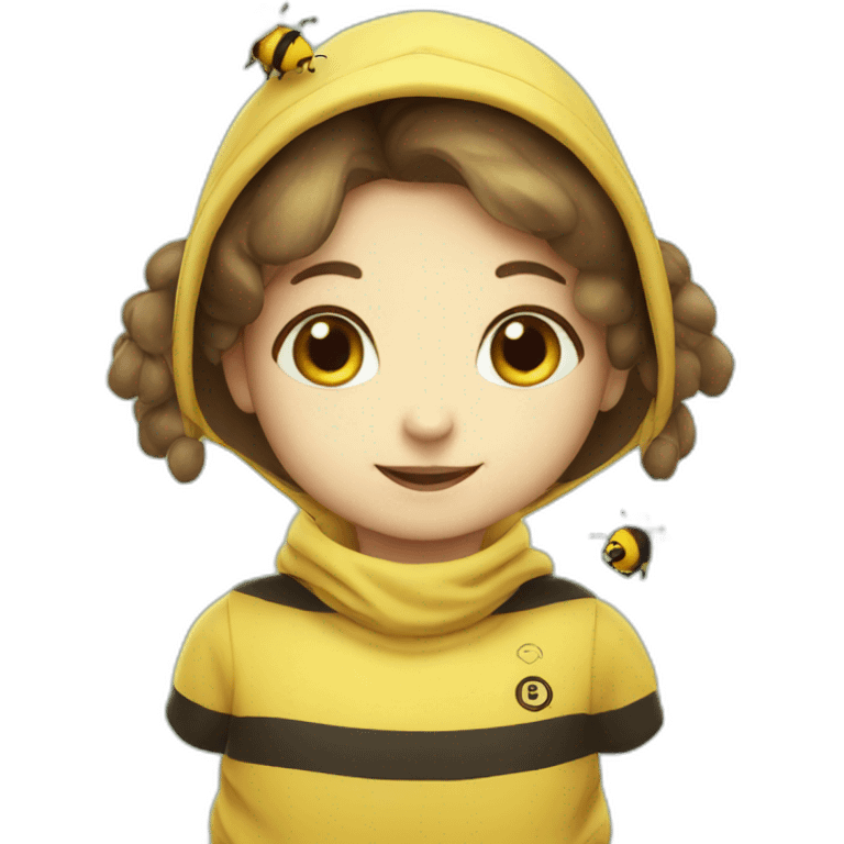 Cute bee emoji