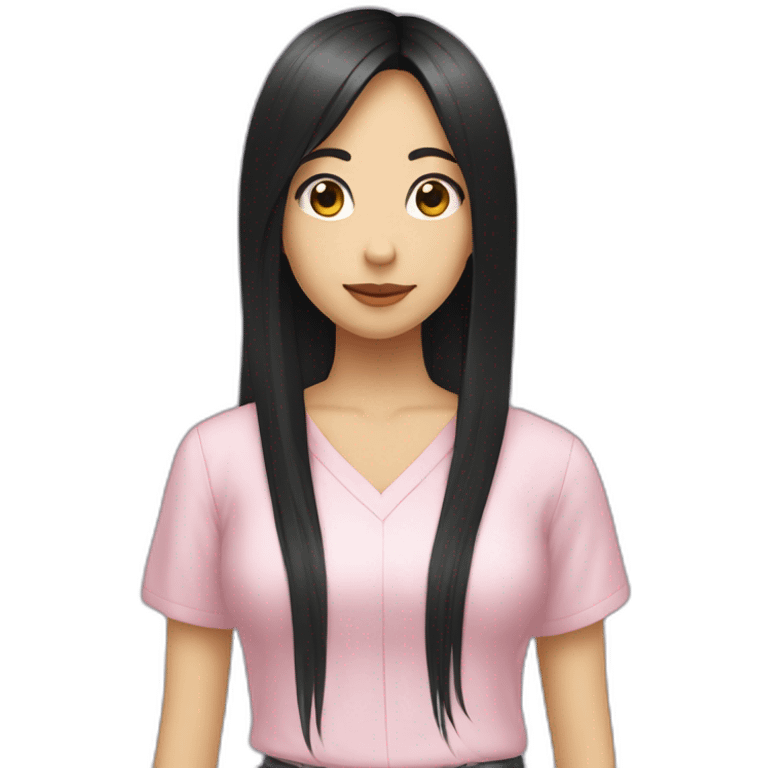 Sudo Maimi（Girl・Long hair・Black Hair） emoji