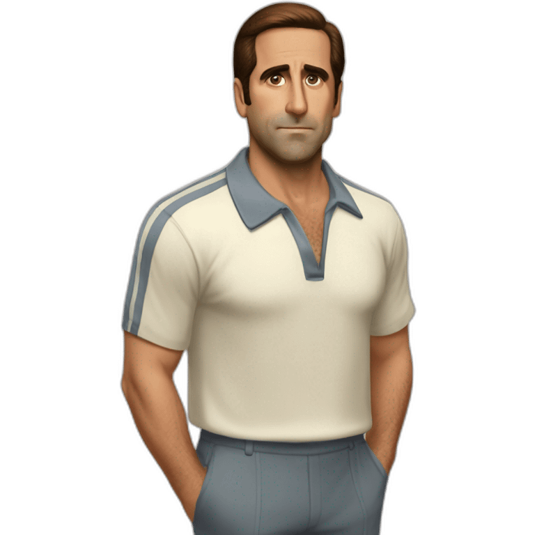 retro 70s gym clothes for Michael scott emoji