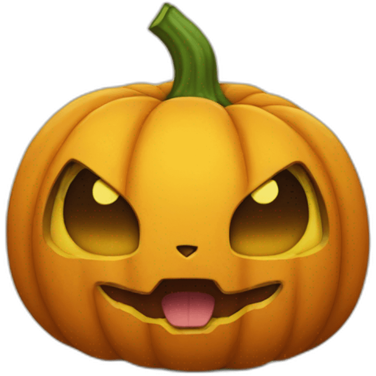 Pumpkin Pikachu emoji