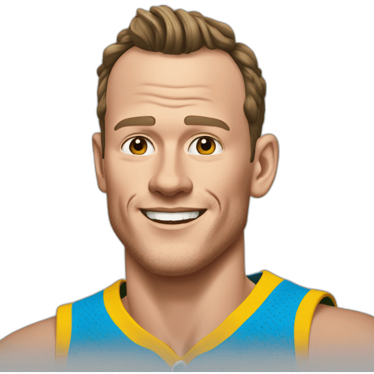 Jonathan Toews as rainbow beach bum emoji