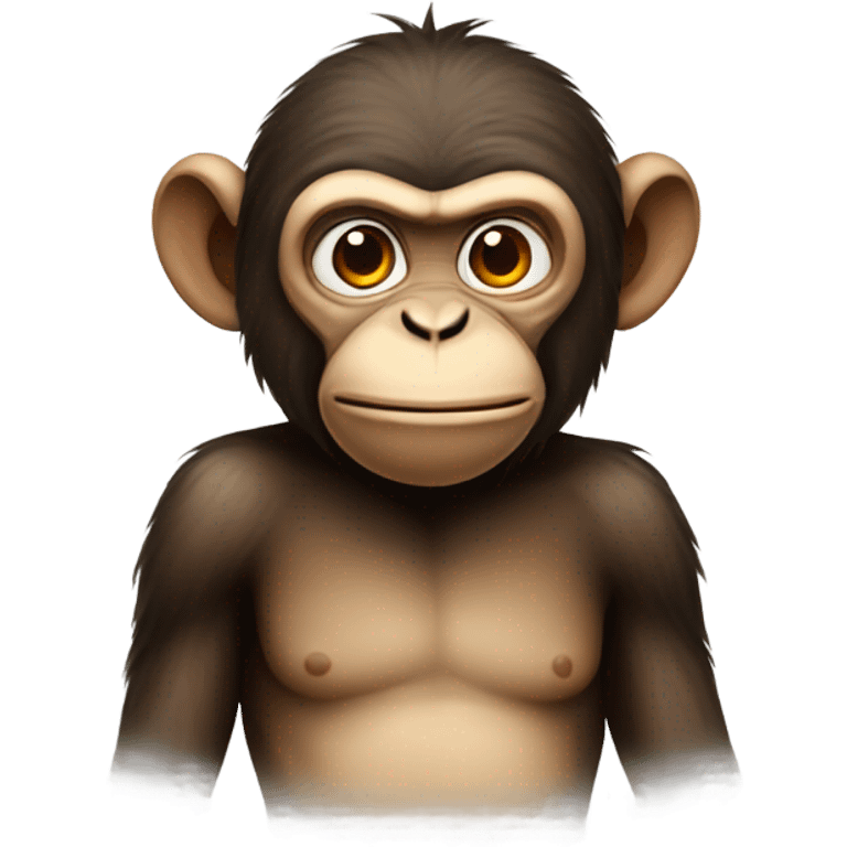 Monkey looking with attitude  emoji