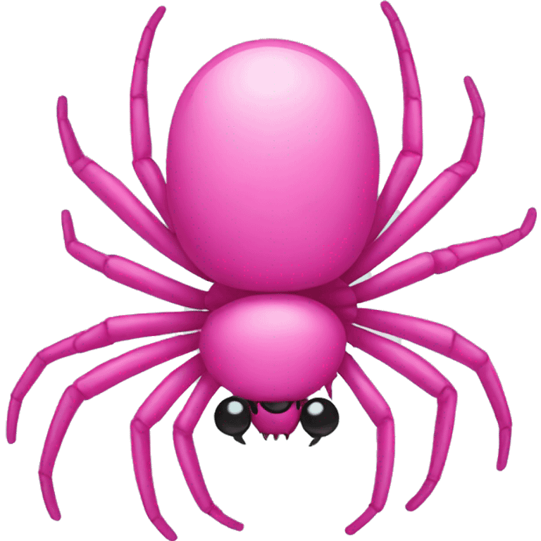 Pink spider emoji