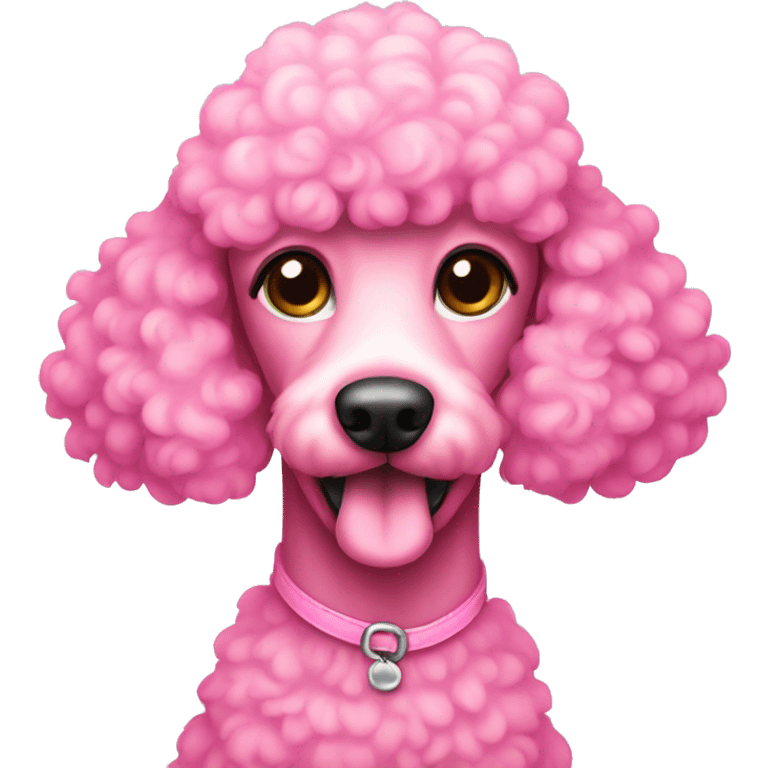 pink poodle  emoji