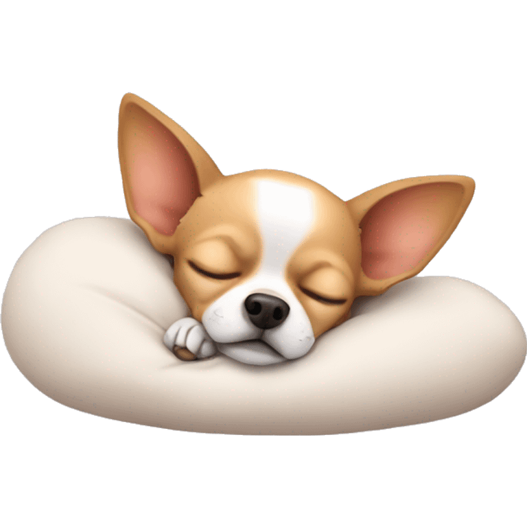 Chihuahua sleeping  emoji