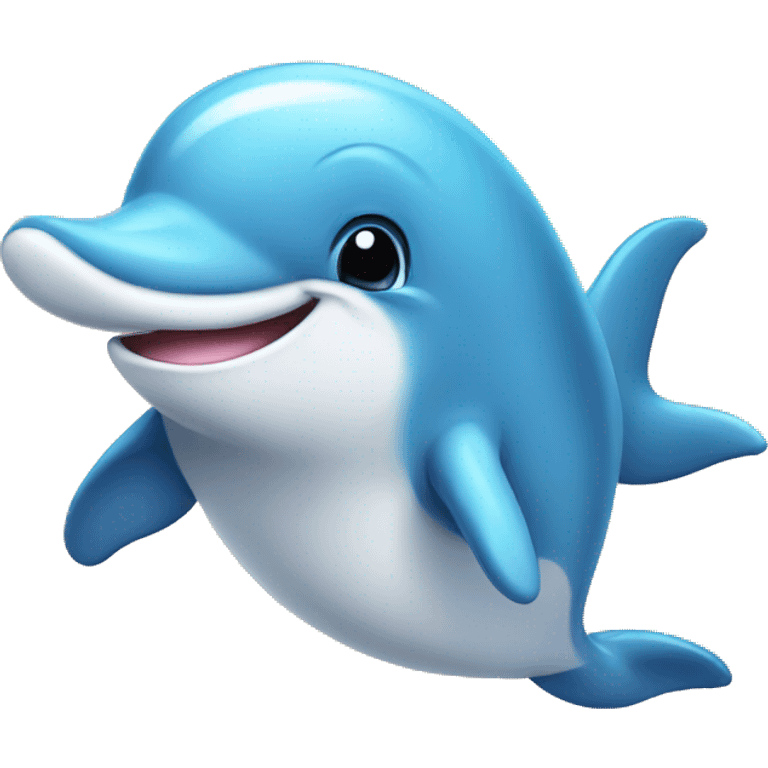 Cute dolphin emoji