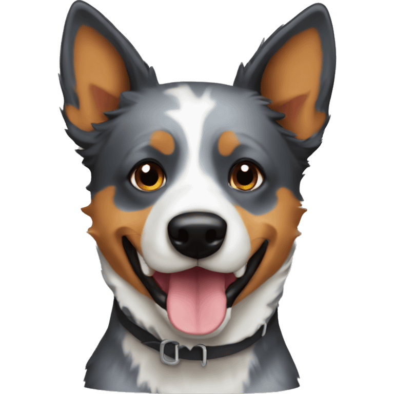 Blue heeler dog emoji