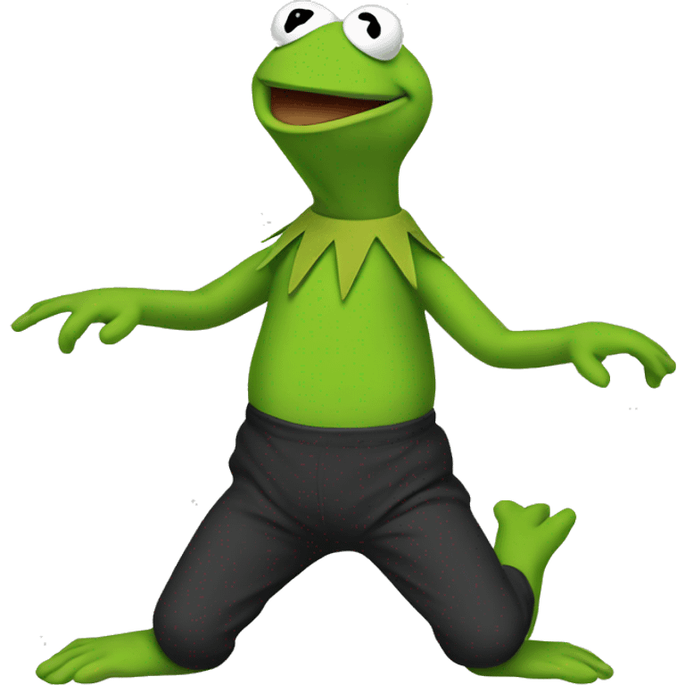 Kermit twerking emoji