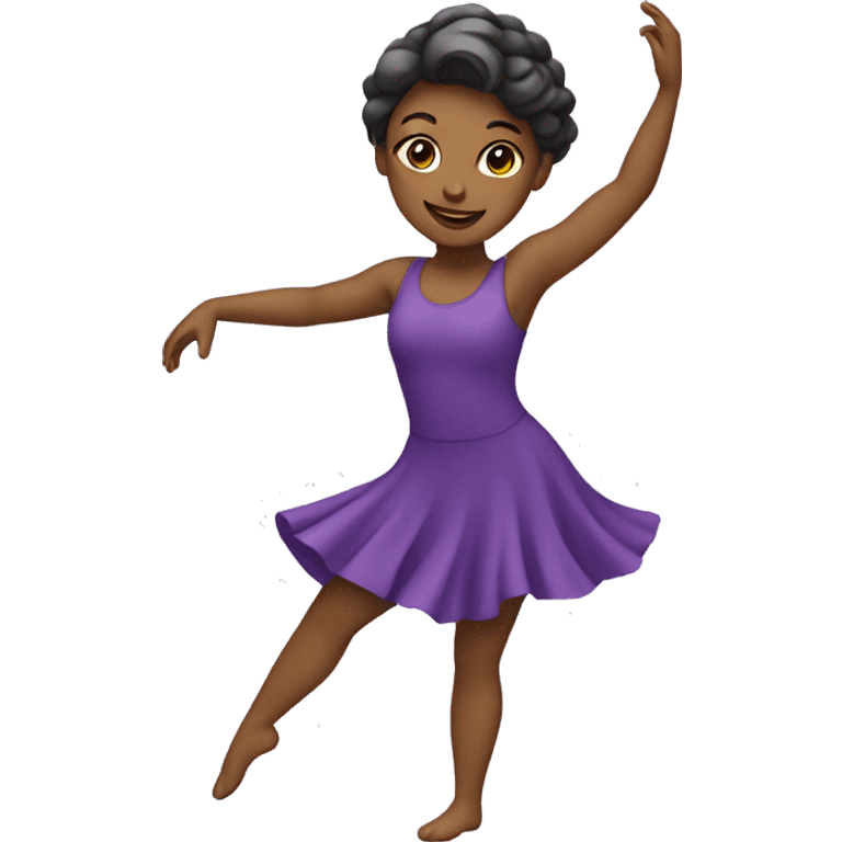 Dancing girl in purple  emoji