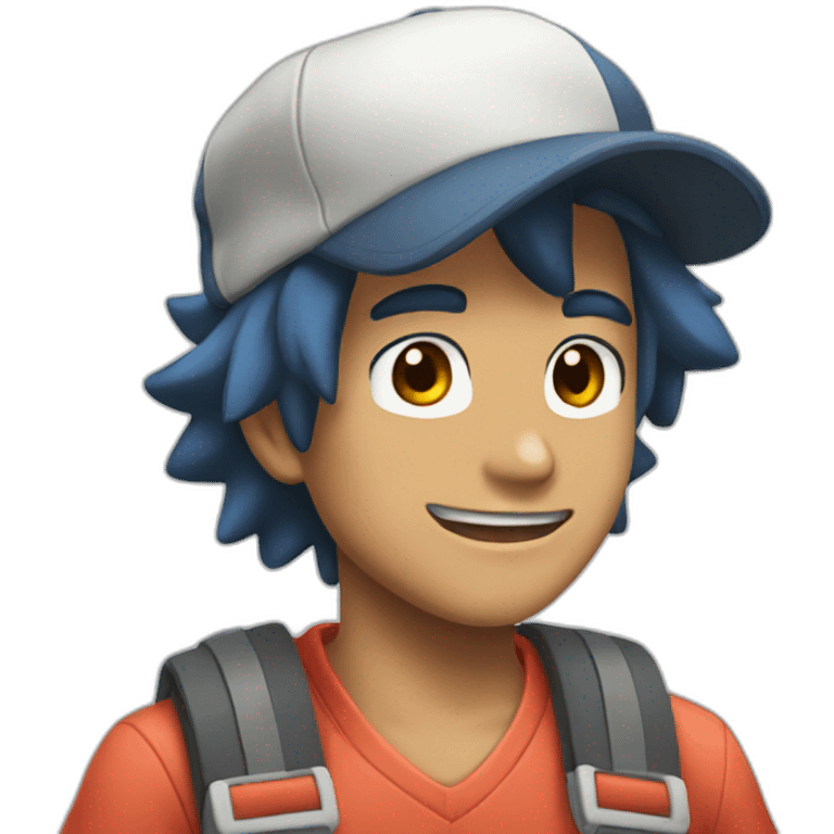 Ash from Pokémon emoji