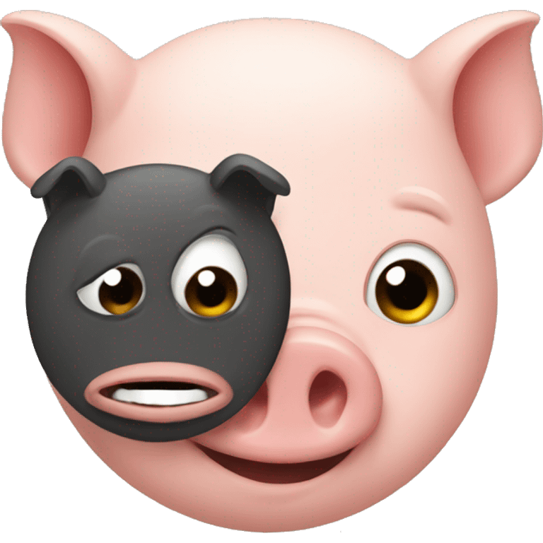 Pig with man emoji