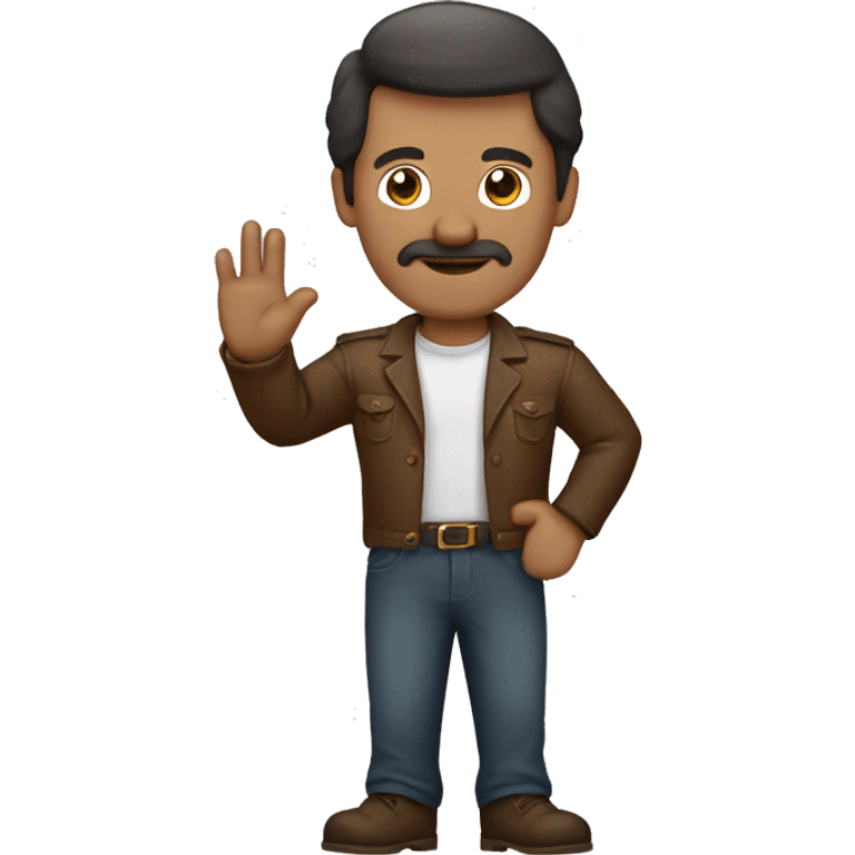 Hombre con mano en la nuca emoji