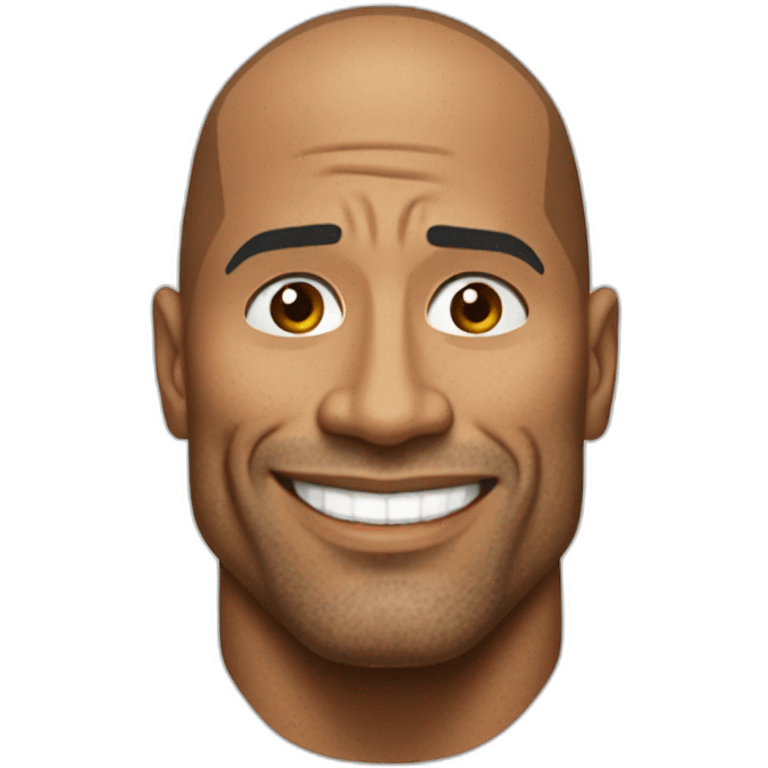 dwayne the rock johnson emoji