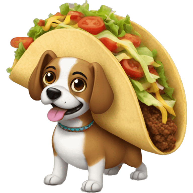 Taco dog emoji