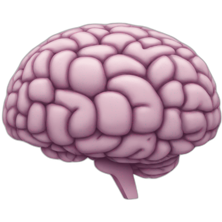 the brain emoji