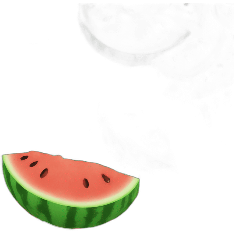 Watermelon in mango emoji