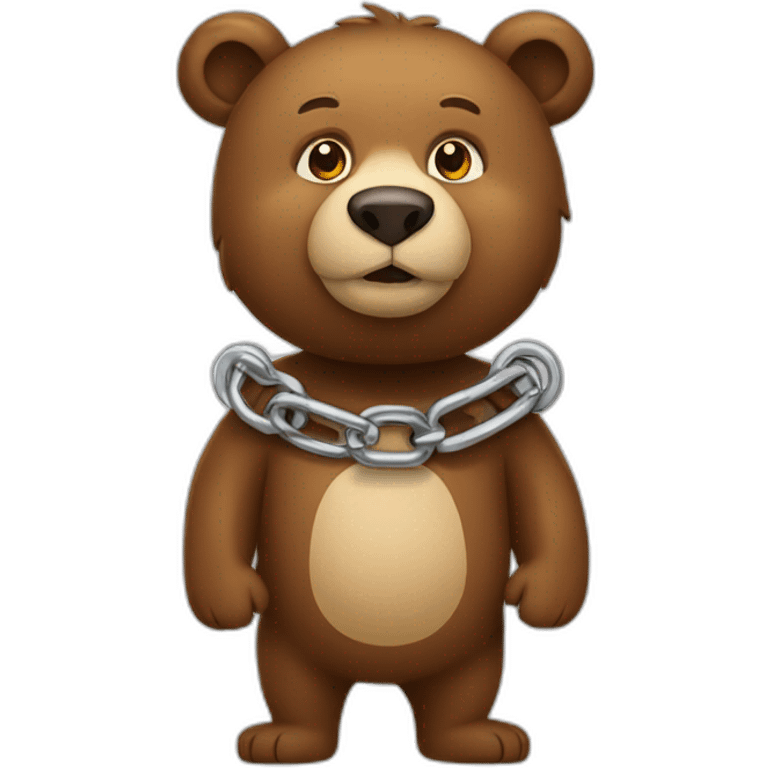 bear-wearing-a-chain emoji