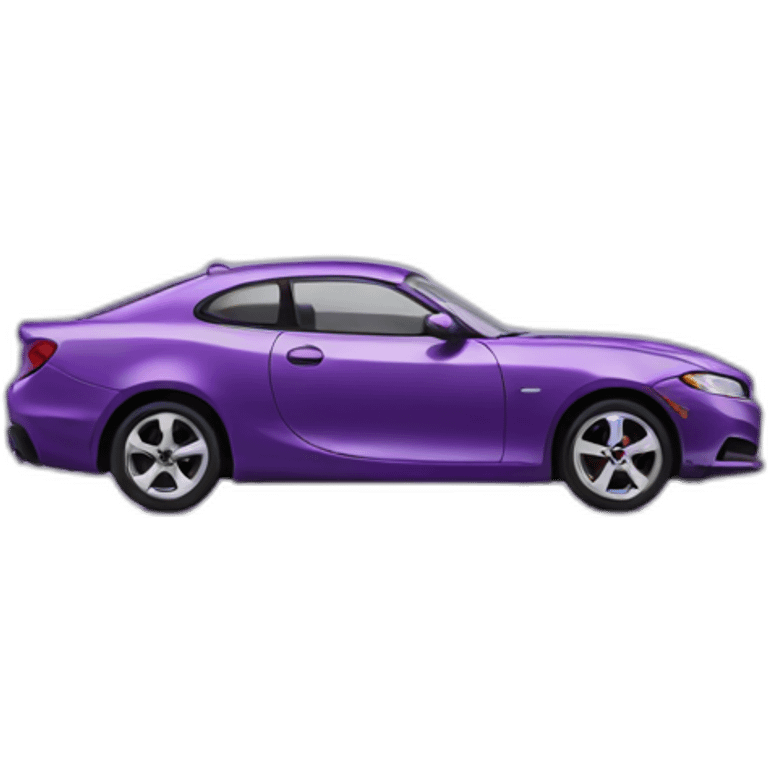 purple car emoji