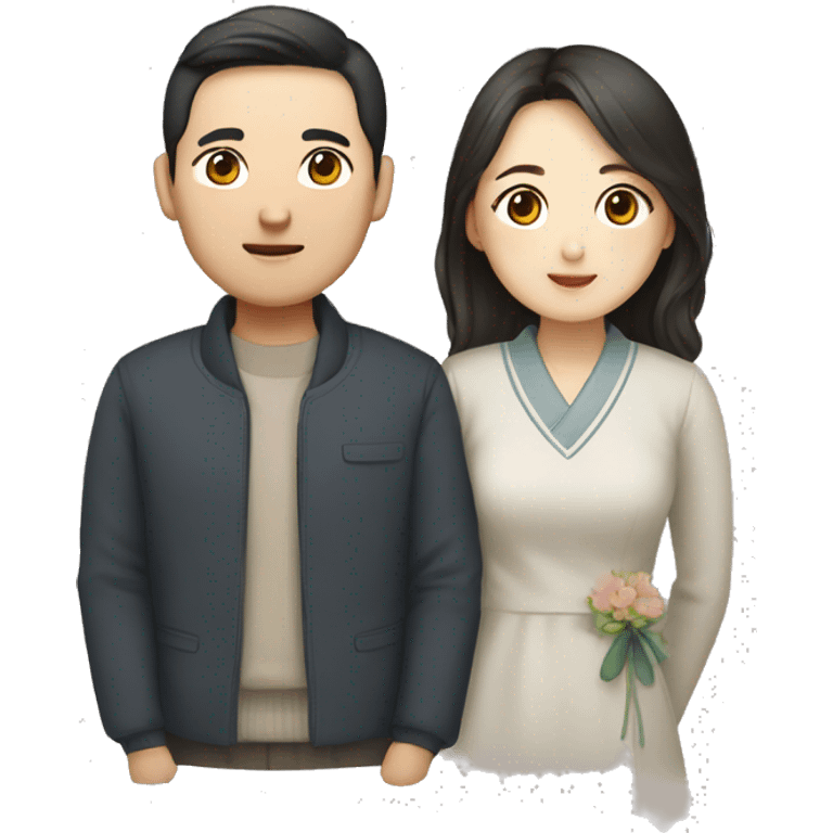 Korean couple emoji