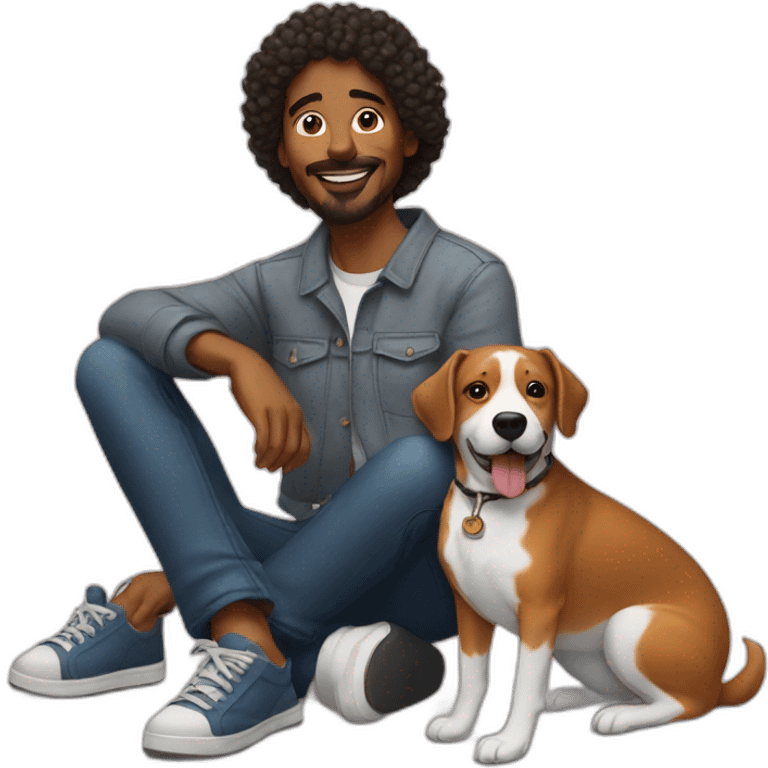 artist and dog lover emoji