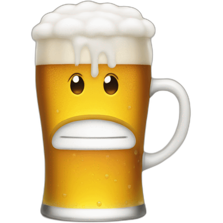 beer-face emoji