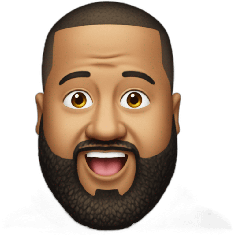 dj khaled cringing emoji