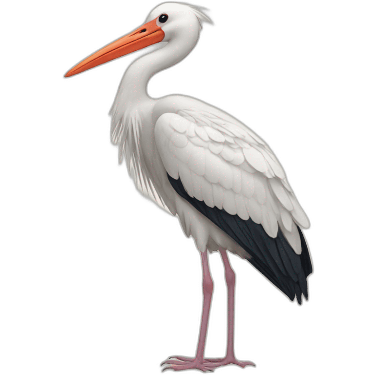 Stork emoji