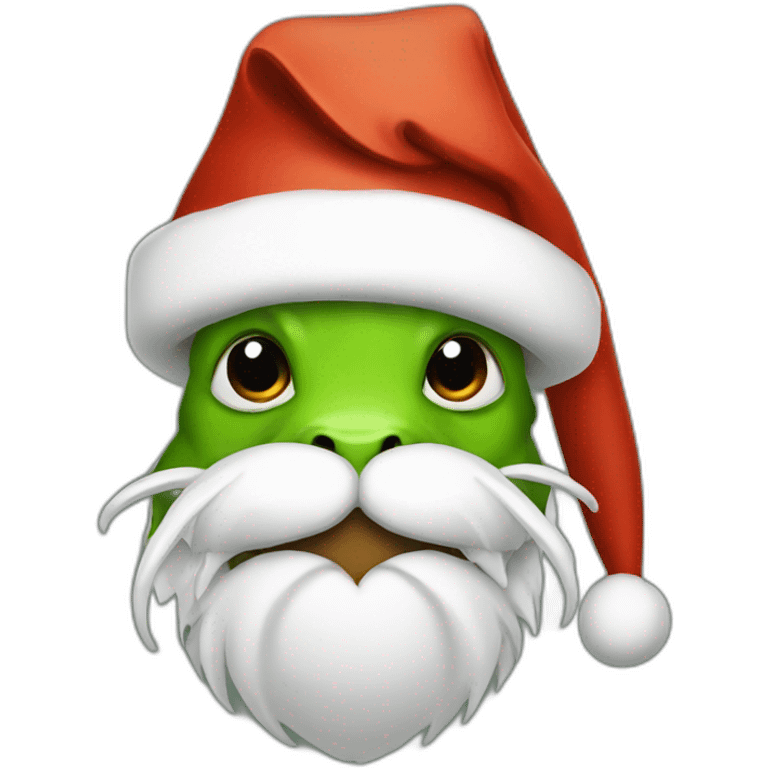 lizard santa emoji