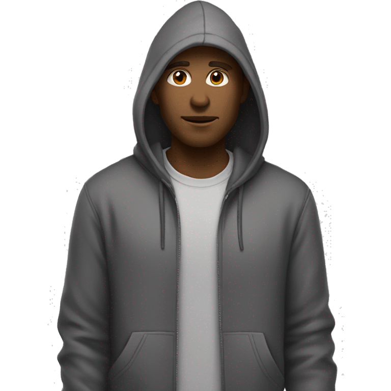 Guy in hoodie with the following text: OTL emoji