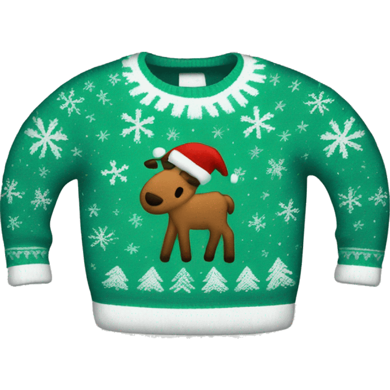 Christmas sweater emoji