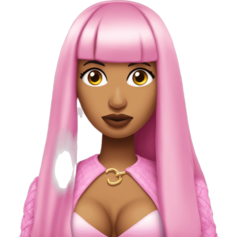 Nicki Minaj giving the side eye  emoji