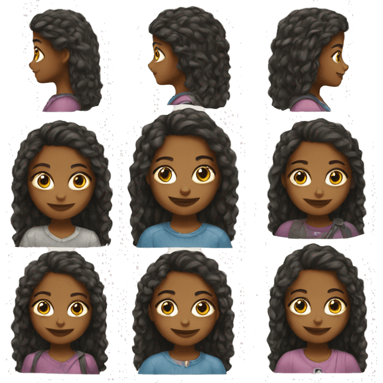 Girl reed book emoji