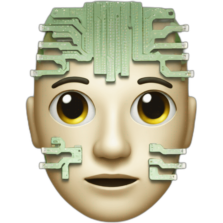 microchip head emoji