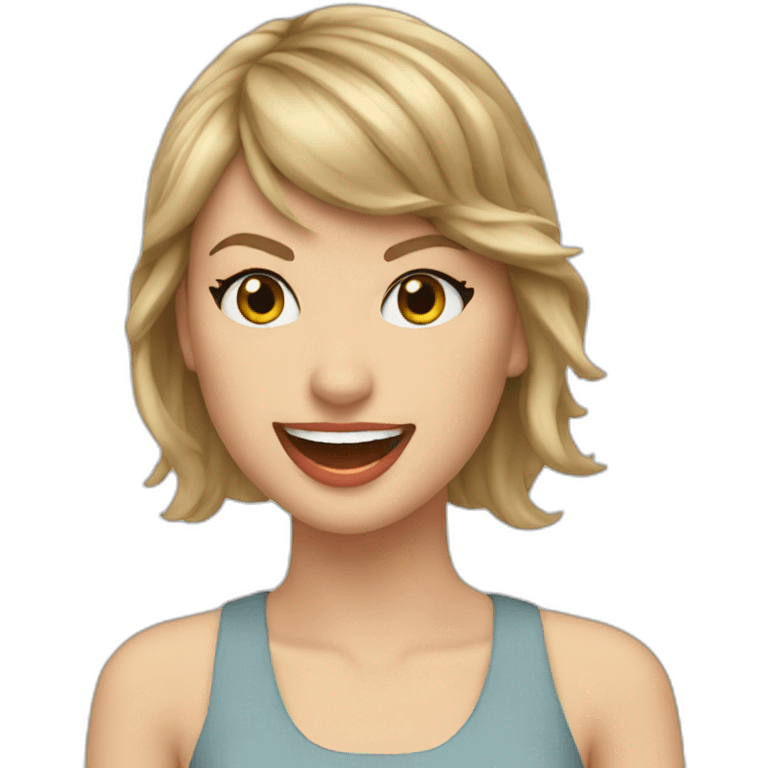 Taylor Swift happy emoji