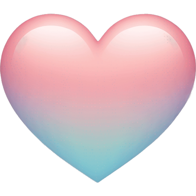 Heart with soft colors emoji