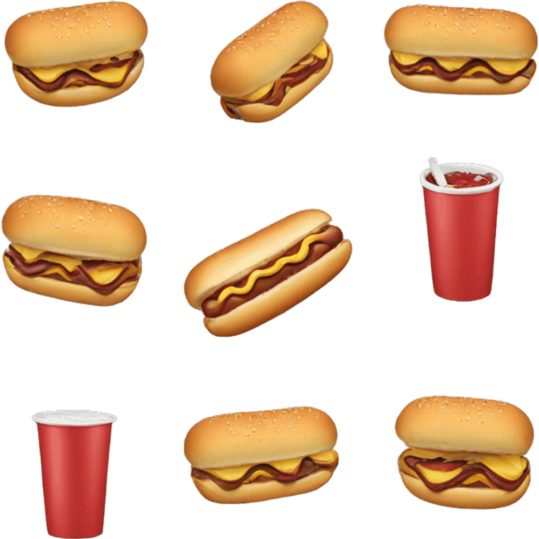 emoji eating hotdog emoji