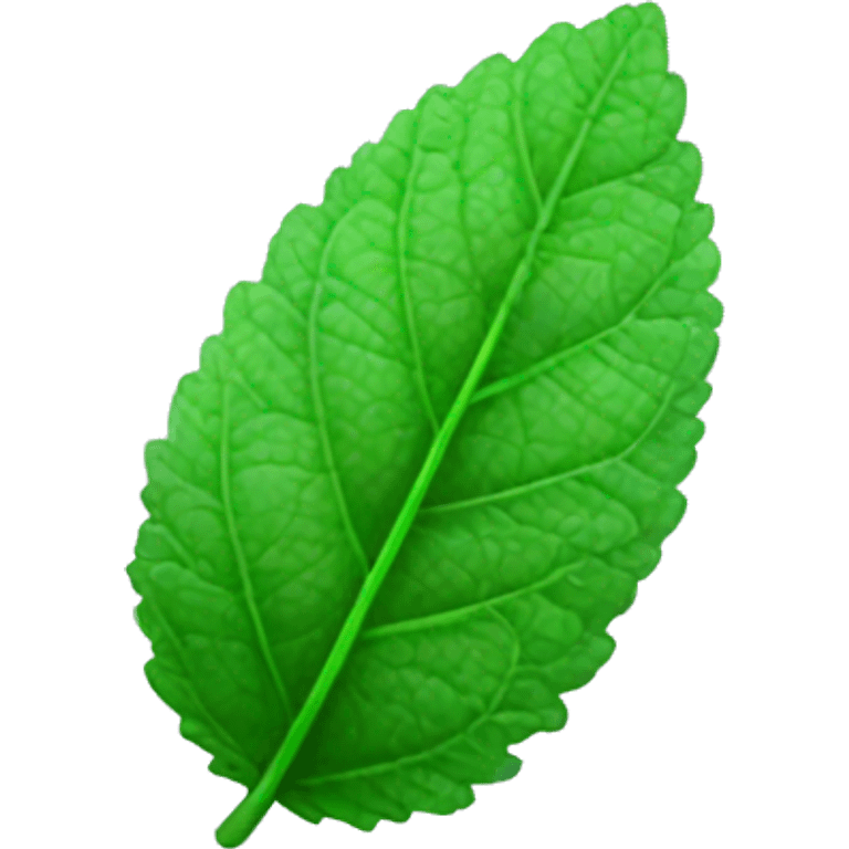 mint leaf emoji